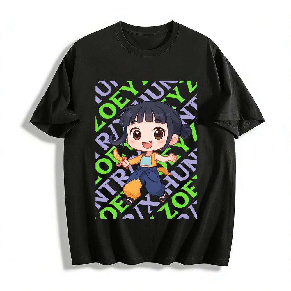 Cartoon Kung Fu Girl Print Casual T-Shirt Loose Breathable Daily Top For Boys And Girls Pure cotton T-shirt XXS
Cartoon Kung Fu Girl Print Casual T-Shirt Loose Breathable Daily Top For Boys And Girls Pure cotton T-shirt XXS