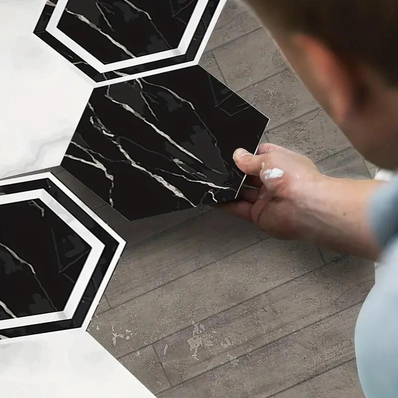 3D Hexagonal Tile Stickers, Self-adhesive Removable Wall Stickers, Waterproof and Moisture Resistant Stickers for Kitchen,10 PCs
3D Hexagonal Tile Stickers, Self-adhesive Removable Wall Stickers, Waterproof and Moisture Resistant Stickers for Kitchen,10 PCs