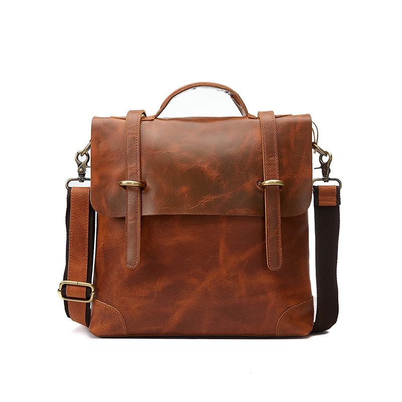 Men s Genuine Leather Laptop Briefcase & Crossbody Bag - Crazy Horse Cowhide Business Backpack 13 inch
Men s Genuine Leather Laptop Briefcase & Crossbody Bag - Crazy Horse Cowhide Business Backpack 13 inch