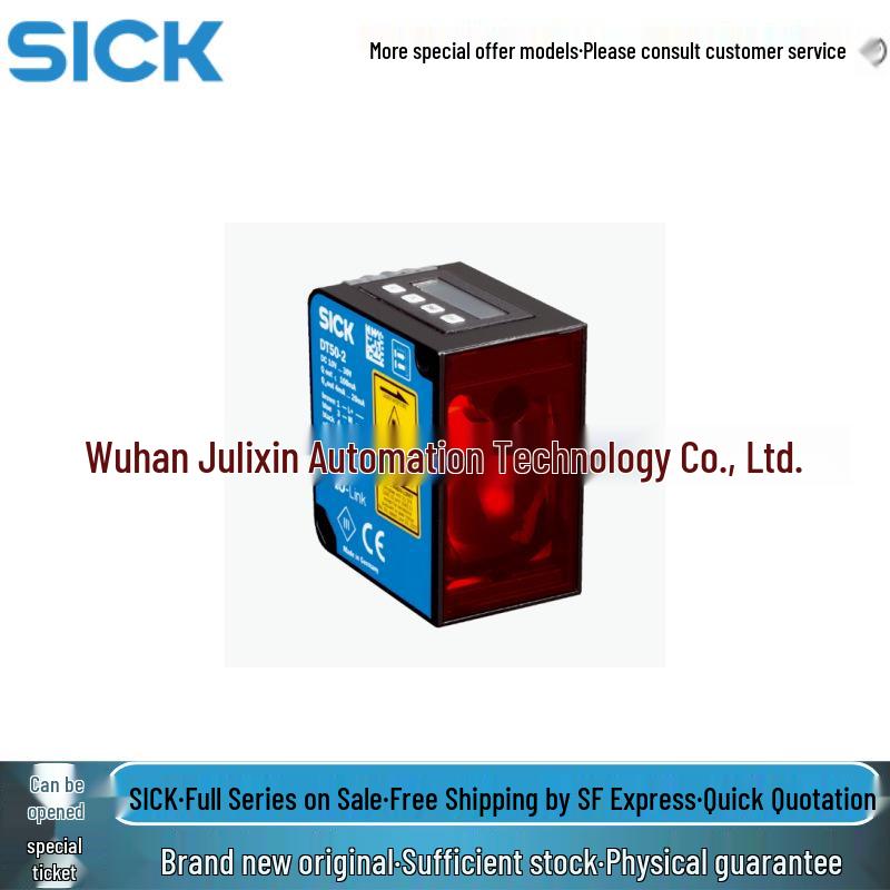 SICK DT50-2B215252 Laser Distance Sensor & Photoelectric Switch - Brand New Original
SICK DT50-2B215252 Laser Distance Sensor & Photoelectric Switch - Brand New Original