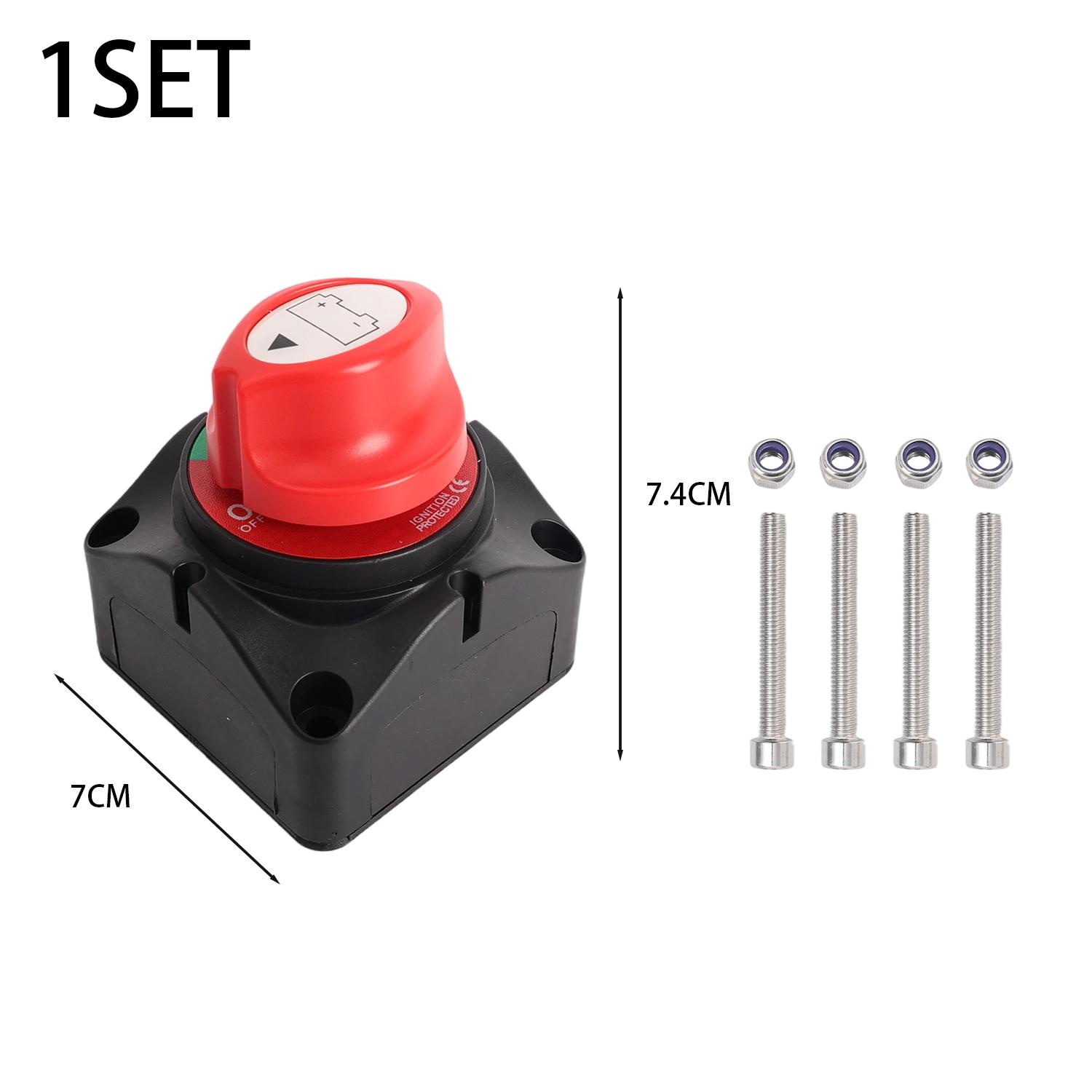 Battery Disconnect Switch 12V 48V RV Car Marine Battery Switch Copper Battery Cut Off Switch for Boat ATV UTV Vehicles
Battery Disconnect Switch 12V 48V RV Car Marine Battery Switch Copper Battery Cut Off Switch for Boat ATV UTV Vehicles