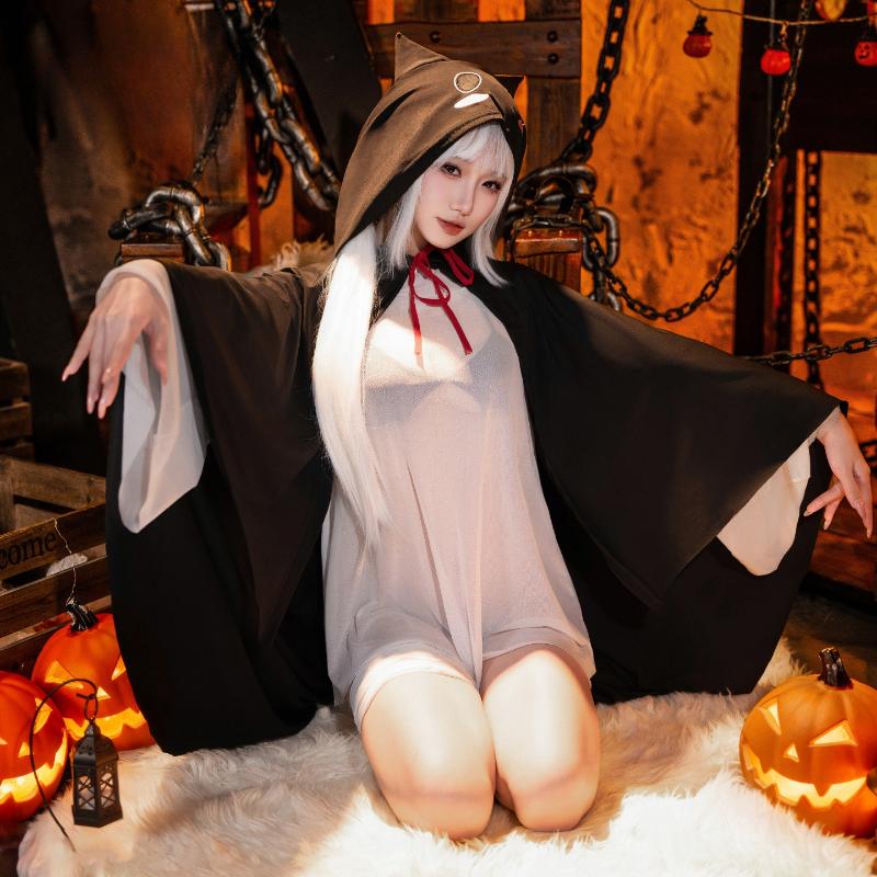 Halloween See-Through Cosplay Witch Set Hooded Cloak Women Role Play Costumes Erotic Nightwear Sexy Lingerie Adult Party Outfits One Size чорний
Halloween See-Through Cosplay Witch Set Hooded Cloak Women Role Play Costumes Erotic Nightwear Sexy Lingerie Adult Party Outfits One Size чорний