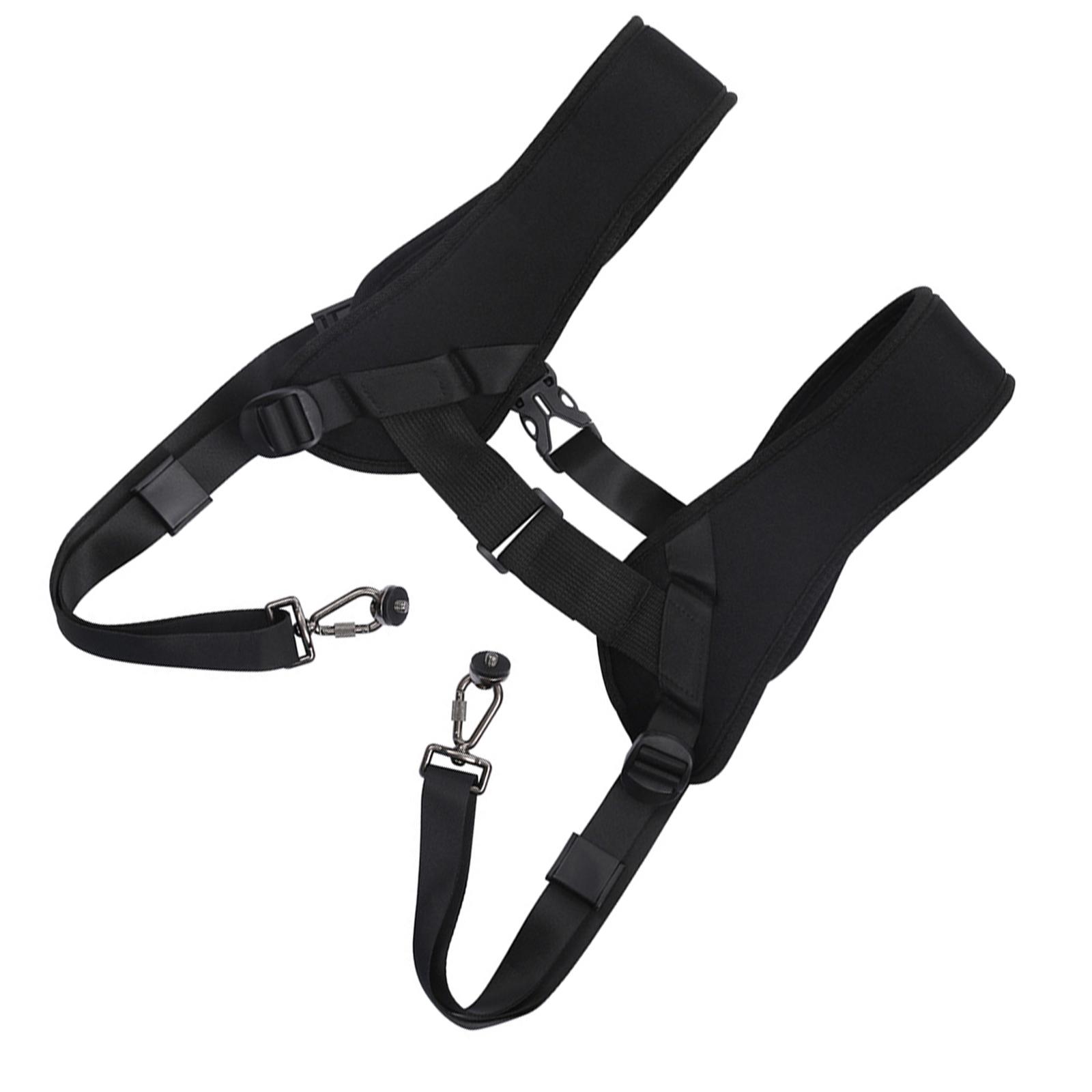 Quick Release Double Shoulder Camera Straps Harness for DSLR SLR Cameras with Safety Tethers and Accessories 1
Quick Release Double Shoulder Camera Straps Harness for DSLR SLR Cameras with Safety Tethers and Accessories 1