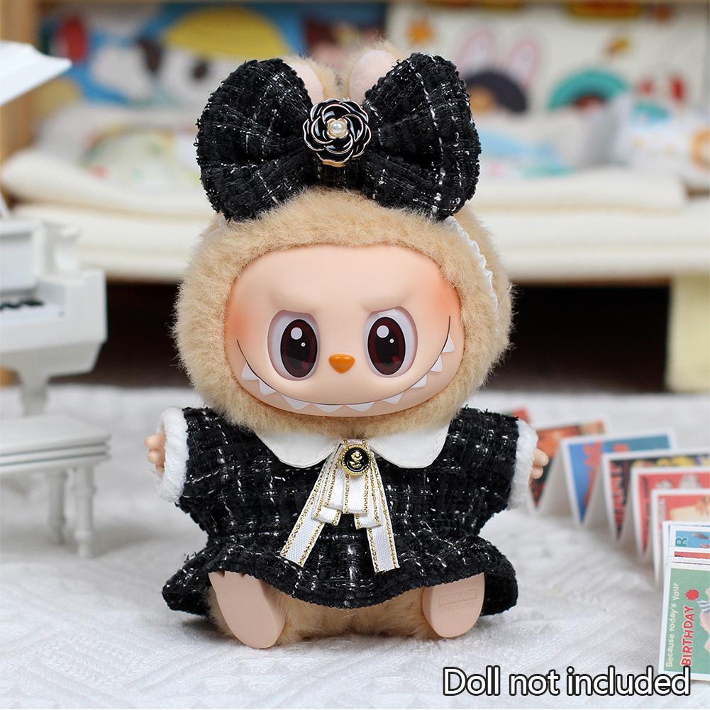 Для куклы Лабубу 15/17 см Стильный набор одежды с комбинезоном Подвеска Милая одежда в ароматном стиле Для V1/V2 Лабубу чёрный
Для куклы Лабубу 15/17 см Стильный набор одежды с комбинезоном Подвеска Милая одежда в ароматном стиле Для V1/V2 Лабубу чёрный