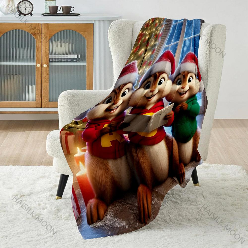 Festive Christmas-themed Chipmunks Design Blanket Flannel Material Soft Warm for All Seasons Home Outdoor Camping Picnics RV 75x90cm
Festive Christmas-themed Chipmunks Design Blanket Flannel Material Soft Warm for All Seasons Home Outdoor Camping Picnics RV 75x90cm