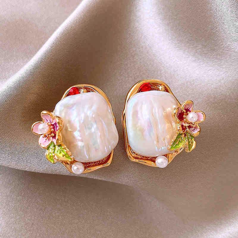 Серьги-пусеты Жемчужные цветы в стиле масляной живописи Клода Моне - Элегантные французские пусеты для женщин
Серьги-пусеты Жемчужные цветы в стиле масляной живописи Клода Моне - Элегантные французские пусеты для женщин