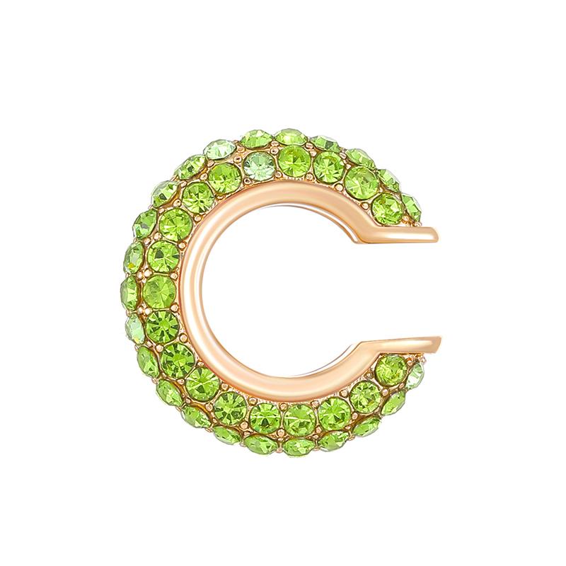 1PC Gold Color C Shape Round Cartilage Clip Earrings Women Luxury Crystal Rhinestone Fake No Pierced Geometric Ear Cuff Zircon колір зеленого яблука
1PC Gold Color C Shape Round Cartilage Clip Earrings Women Luxury Crystal Rhinestone Fake No Pierced Geometric Ear Cuff Zircon колір зеленого яблука