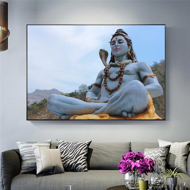 Господь Шива Настінні картини на полотні Індуїстські боги Домашні декоративні плакати та принти Індуїзм Картинки для вітальні без рамки 40cm×80cm NoFrame
Господь Шива Настінні картини на полотні Індуїстські боги Домашні декоративні плакати та принти Індуїзм Картинки для вітальні без рамки 40cm×80cm NoFrame
