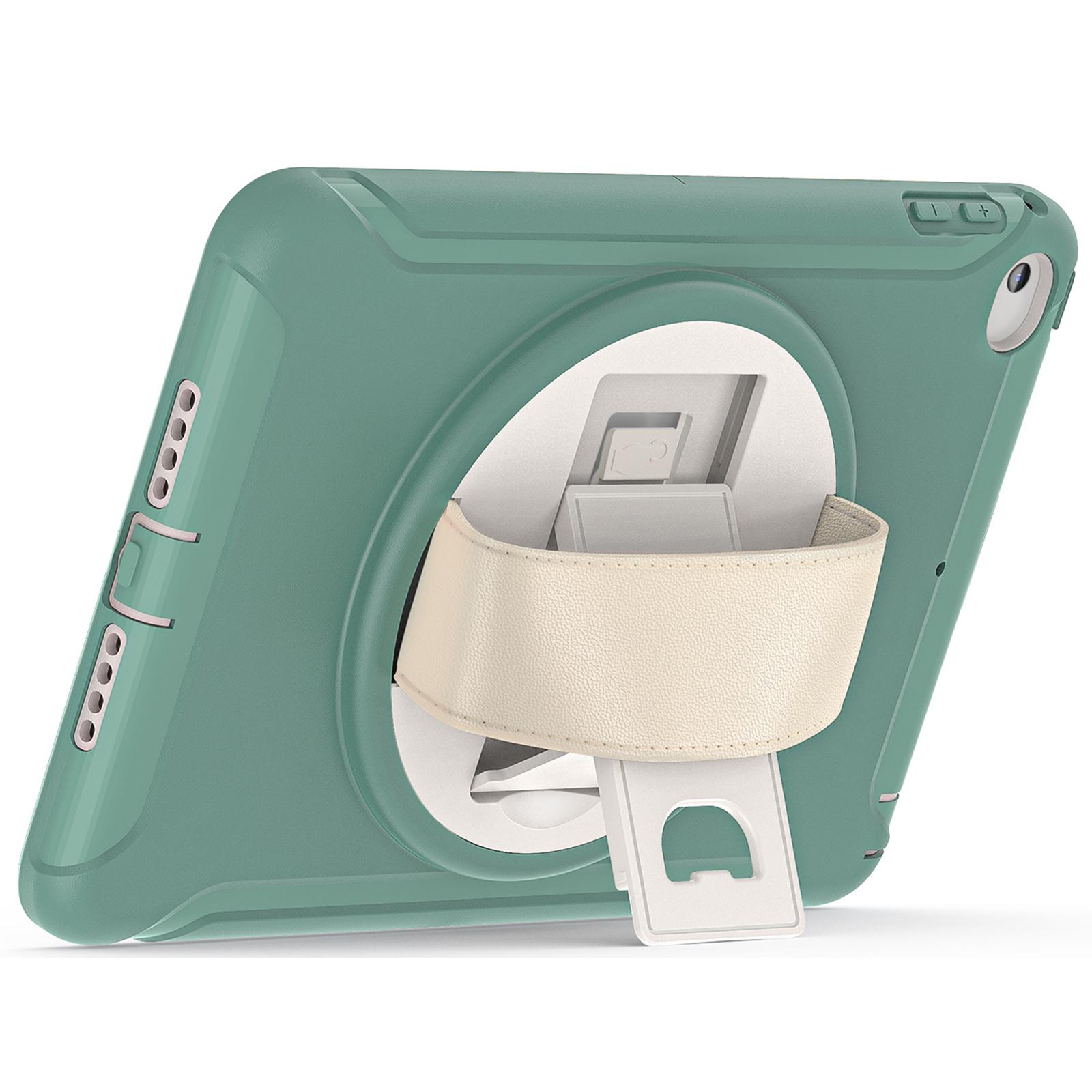 For iPad mini (2019) 7.9 inch/iPad mini 4 Rotary Kickstand PC+Silicone Hybrid Cover Anti-drop Tablet Case with Hand Strap Emerald Green
For iPad mini (2019) 7.9 inch/iPad mini 4 Rotary Kickstand PC+Silicone Hybrid Cover Anti-drop Tablet Case with Hand Strap Emerald Green