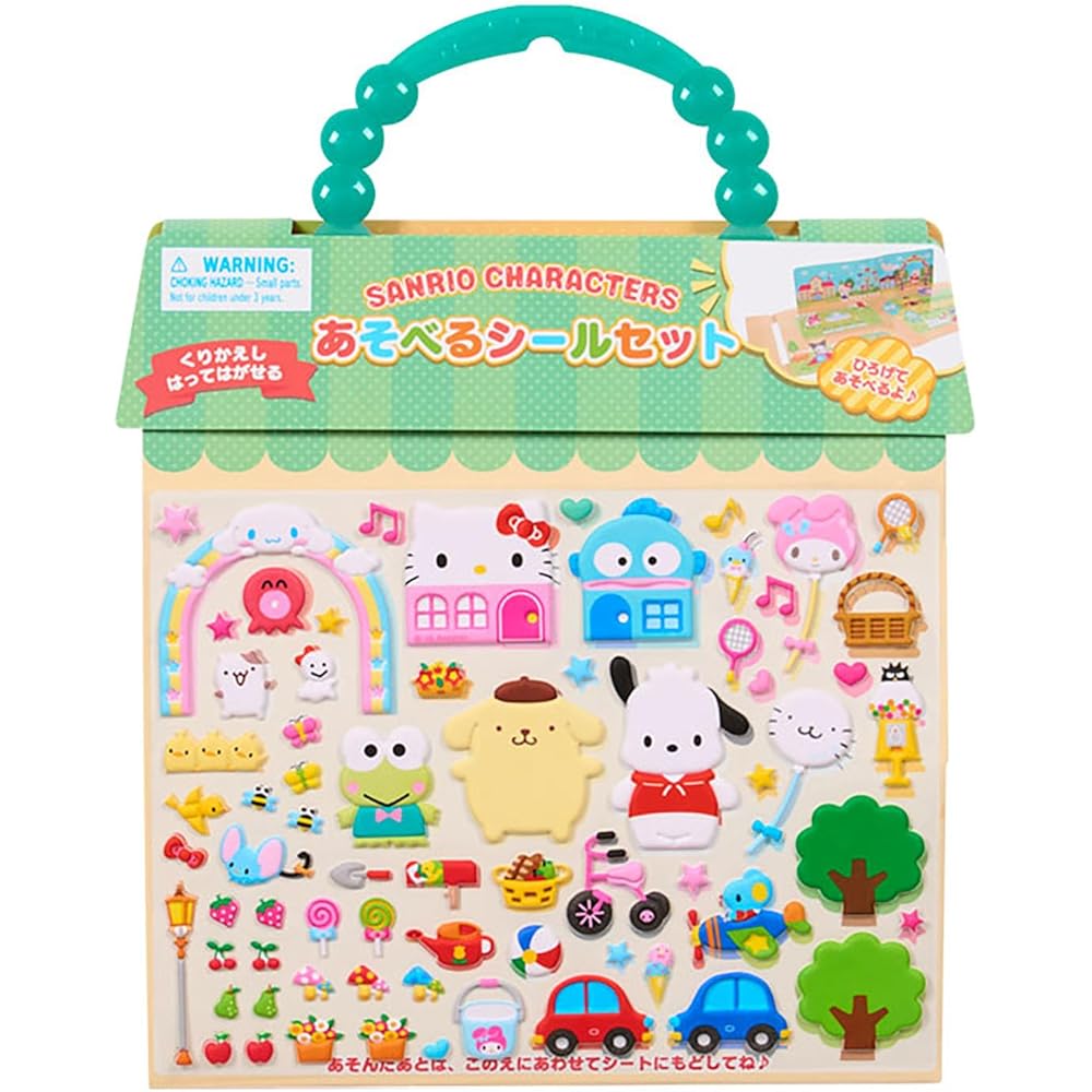 Sanrio Character Playable Sticker Set PVC Stickers with Paper Backing Toy for Kids Age 3 and Up
Sanrio Character Playable Sticker Set PVC Stickers with Paper Backing Toy for Kids Age 3 and Up