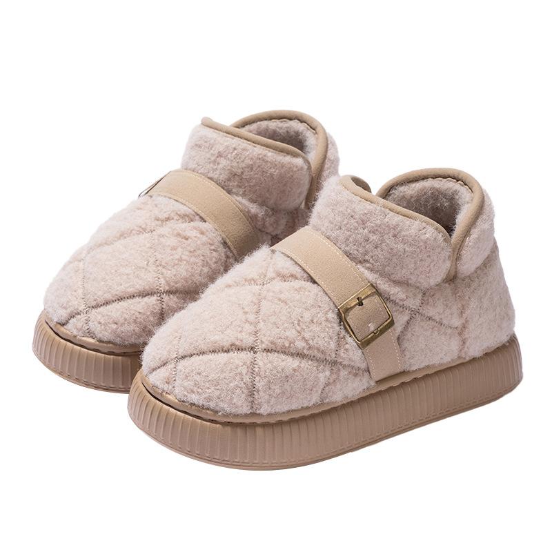 New bag head cotton shoes autumn and winter velvet thickened soft sole non-slip pedal light luxury cotton shoes 36-37
New bag head cotton shoes autumn and winter velvet thickened soft sole non-slip pedal light luxury cotton shoes 36-37