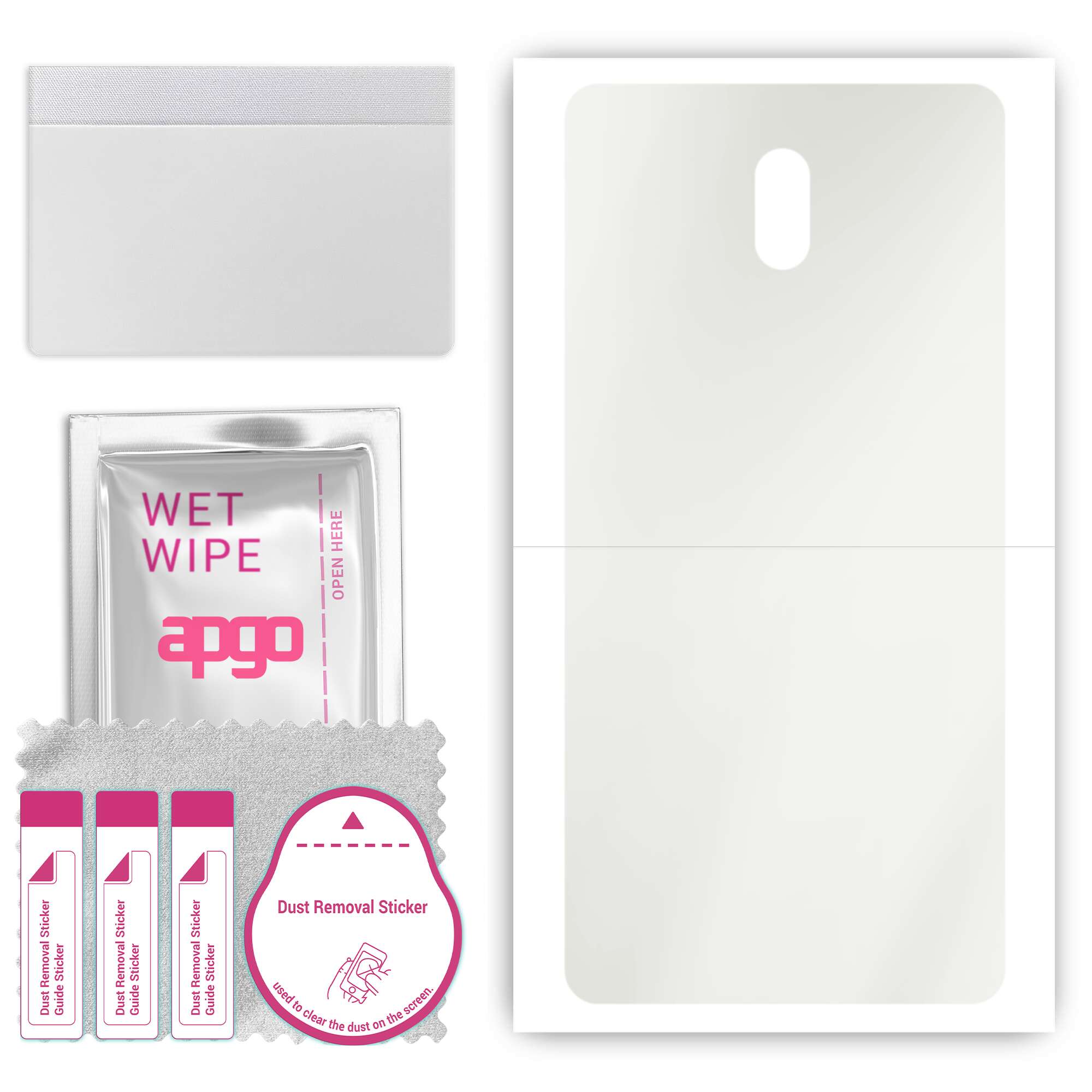 apgo MATTE Protective Skin Sticker for the back compatible with Nokia 3.1, Wrap Film, Hydrogel Film, Flexible, Soft TPU with positioning layer easy in
apgo MATTE Protective Skin Sticker for the back compatible with Nokia 3.1, Wrap Film, Hydrogel Film, Flexible, Soft TPU with positioning layer easy in