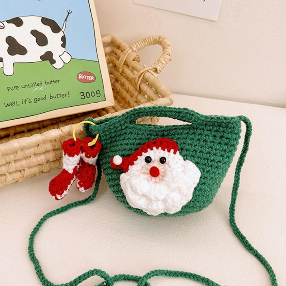 Kriss Kringle Halloween Candy Bag Pumpkin Knitting Crossbody Bag Christmas Gift
Kriss Kringle Halloween Candy Bag Pumpkin Knitting Crossbody Bag Christmas Gift