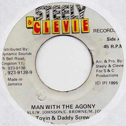 7inch Record TOYIN ADEKALE & DADDY SCREW - Man With The Agony NONE Steely & Clevie 1995 Jamaica Reggae, Ska & Dub Used
7inch Record TOYIN ADEKALE & DADDY SCREW - Man With The Agony NONE Steely & Clevie 1995 Jamaica Reggae, Ska & Dub Used
