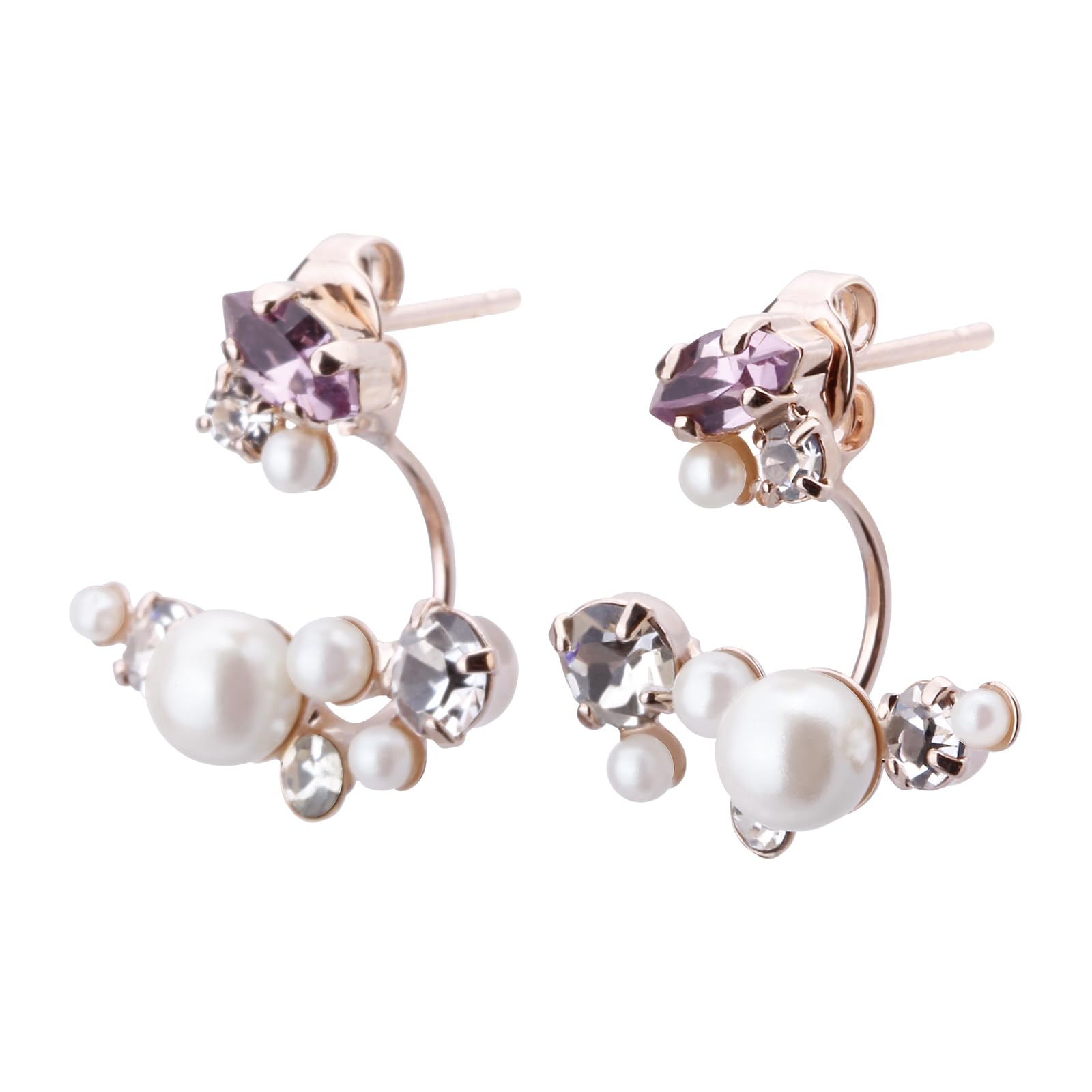 LOKUMI Earrings Made in Japan Preciosa Crystal Hypoallergenic Back Back Earrings Bijou Pearl Bijou Earrings Elegant Flower Bouquet Popular Nickel Free
LOKUMI Earrings Made in Japan Preciosa Crystal Hypoallergenic Back Back Earrings Bijou Pearl Bijou Earrings Elegant Flower Bouquet Popular Nickel Free