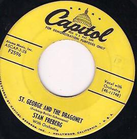7inch Record STAN FREBERG - Little Blue Riding Hood / St. Georg F2596 Capitol Records 1953 US Pop Used
7inch Record STAN FREBERG - Little Blue Riding Hood / St. Georg F2596 Capitol Records 1953 US Pop Used
