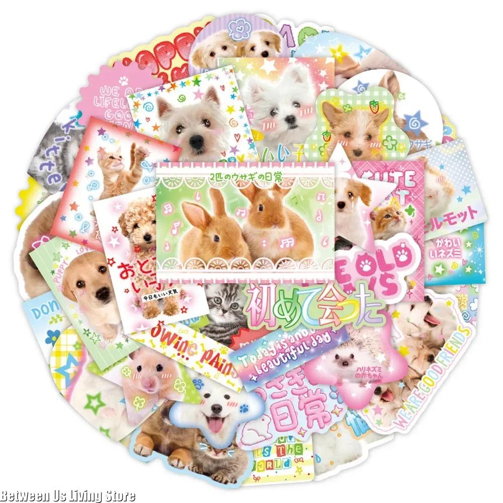 40Pcs Cute Animal Dog Cat Stickers Vintage Kawaii Stickers for Scrapbooking Material Craft Supplies DIY Scrapbook Stickers Gift
40Pcs Cute Animal Dog Cat Stickers Vintage Kawaii Stickers for Scrapbooking Material Craft Supplies DIY Scrapbook Stickers Gift