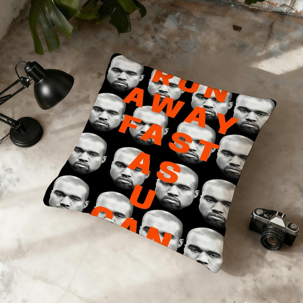 K-Kanye Rapper W-West cushion cover Home Office Convenient Nordic Simplicity Hit With Zipper Cushion Cover 30cmx30cm
K-Kanye Rapper W-West cushion cover Home Office Convenient Nordic Simplicity Hit With Zipper Cushion Cover 30cmx30cm