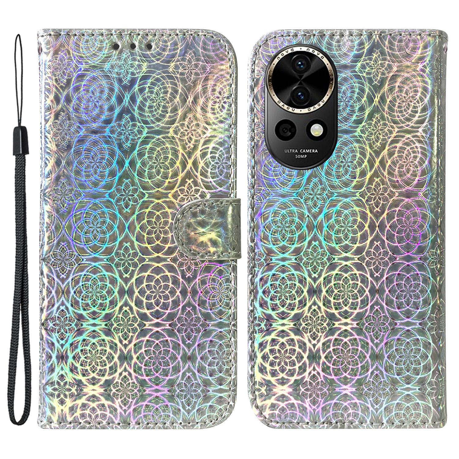 For Huawei nova 12 5G Wallet Phone Case Dazzling Flower PU Leather Flip Cover Grey
For Huawei nova 12 5G Wallet Phone Case Dazzling Flower PU Leather Flip Cover Grey