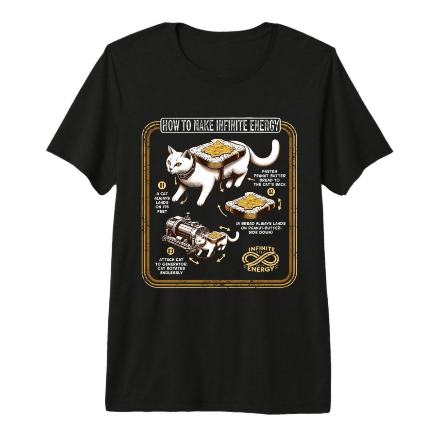Science Experiment Perpetual Mobile Infinite Energy Cat T-shirt For Men Women 100% Cotton T Shirts Short Sleeve Tops 0311-1 -... 5XL
Science Experiment Perpetual Mobile Infinite Energy Cat T-shirt For Men Women 100% Cotton T Shirts Short Sleeve Tops 0311-1 -... 5XL