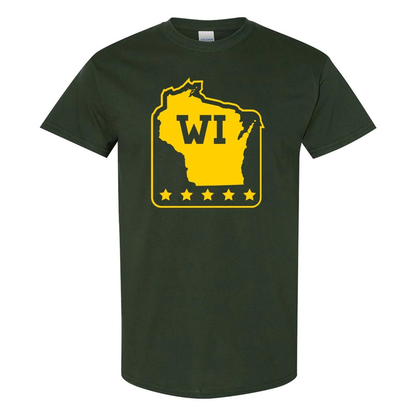 Wisconsin State Stars - Hometown Pride T Shirt - Forest XL
Wisconsin State Stars - Hometown Pride T Shirt - Forest XL