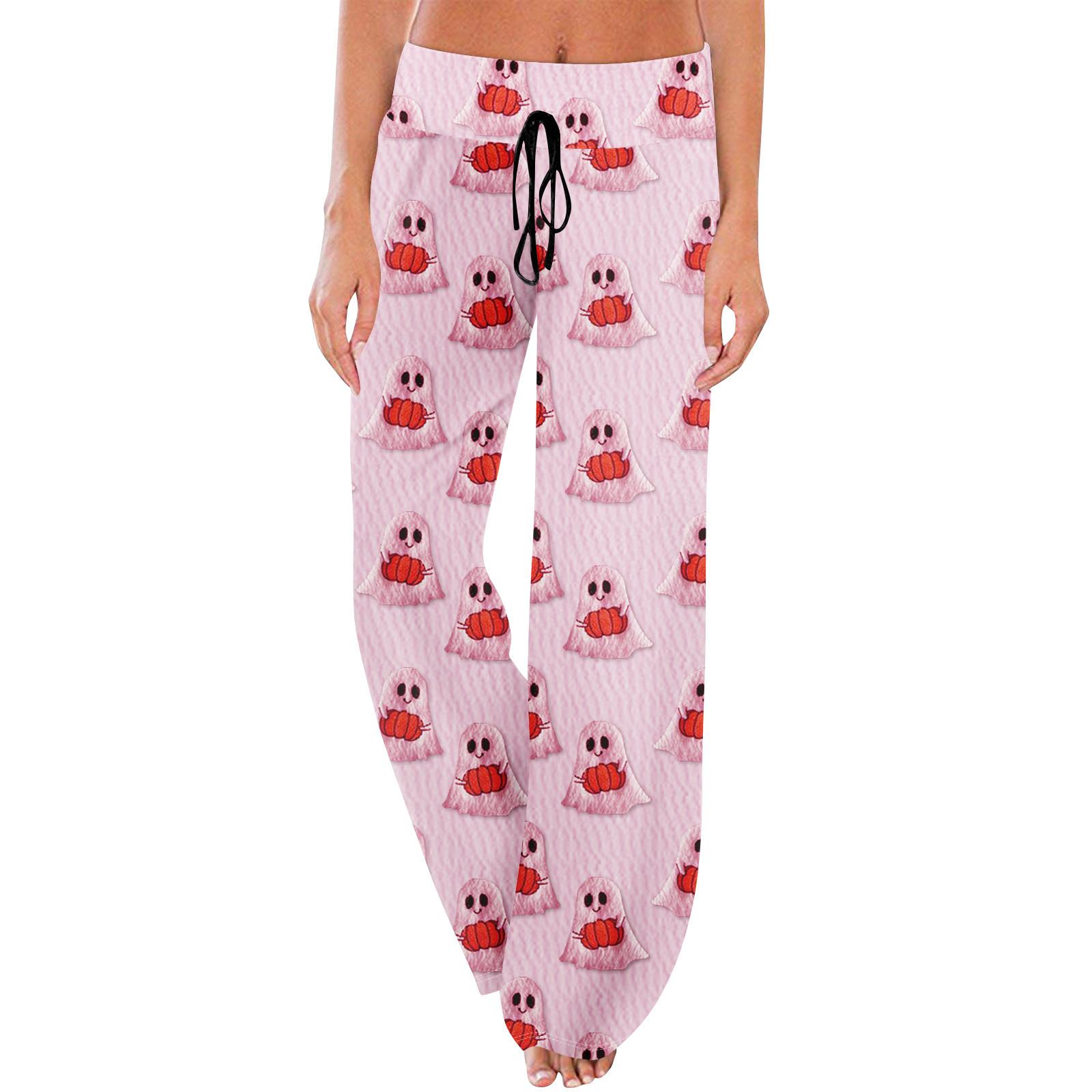 Anime Pajama Pants Sleepwear Casual Drawstring Elastic Waist Pants Comfy Straight Yoga Loose Trousers M рожевий
Anime Pajama Pants Sleepwear Casual Drawstring Elastic Waist Pants Comfy Straight Yoga Loose Trousers M рожевий
