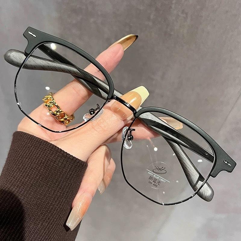 New Reading Glasses Man Woman Half Frame Eyebrow Retro HD Blue Light Blocking Anti-blue Light Wood Texturee Eyeglasses +100 матовый черный
New Reading Glasses Man Woman Half Frame Eyebrow Retro HD Blue Light Blocking Anti-blue Light Wood Texturee Eyeglasses +100 матовый черный