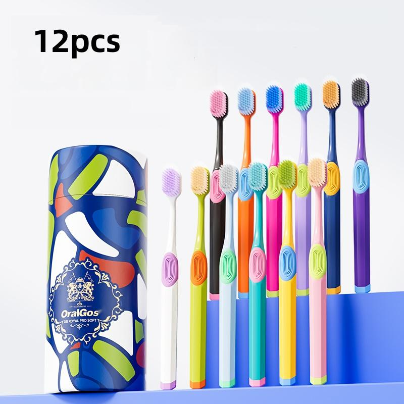 12-Pack of Fashionable Dopamine Color-Colored Medium-Soft-Bristled Toothbrush with Wide Head, Deep Cleans Teeth, Dirt and Stains,
12-Pack of Fashionable Dopamine Color-Colored Medium-Soft-Bristled Toothbrush with Wide Head, Deep Cleans Teeth, Dirt and Stains,