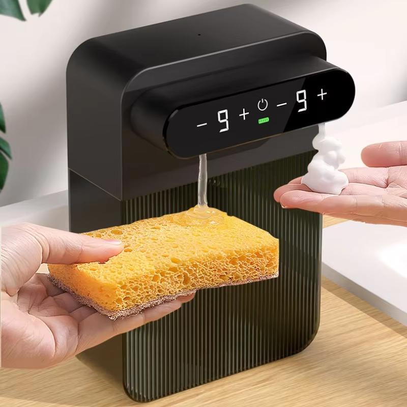 400ml+400ml USB Rechargeable Double-headed Touchless Automatic Foaming Soap Dispenser - Wall-Mountable for Multiple Scenarios чорний
400ml+400ml USB Rechargeable Double-headed Touchless Automatic Foaming Soap Dispenser - Wall-Mountable for Multiple Scenarios чорний