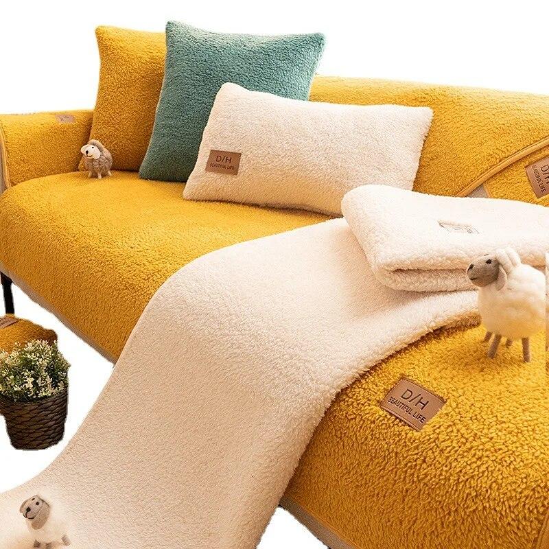 Шерстяной зимний утолщенный плюшевый чехол для дивана, простой универсальный чехол для дивана на четыре сезона, нескользящий универсальный чехол, тканевая подушка 70x70cm 1pcs
Шерстяной зимний утолщенный плюшевый чехол для дивана, простой универсальный чехол для дивана на четыре сезона, нескользящий универсальный чехол, тканевая подушка 70x70cm 1pcs