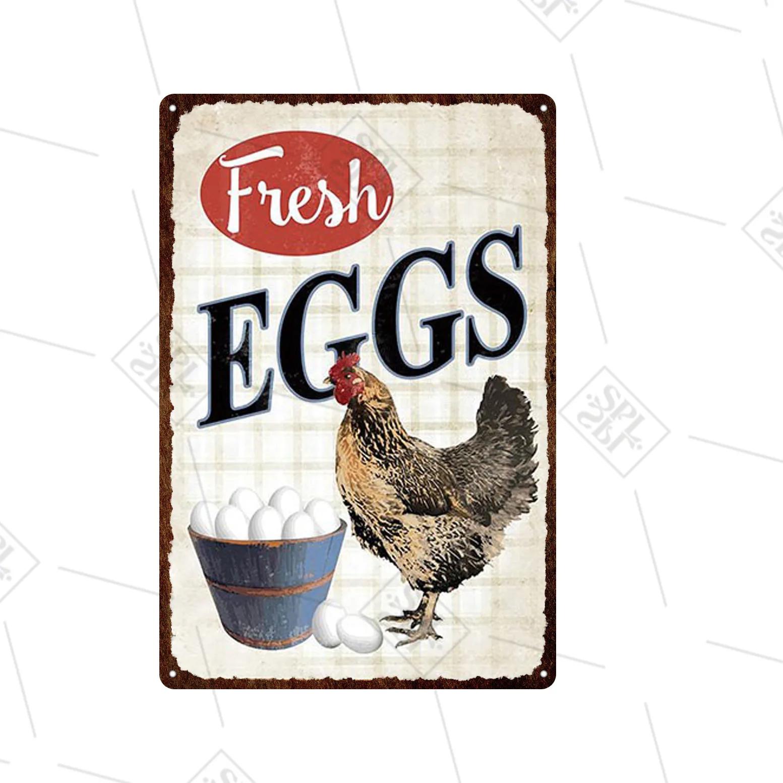 Rarm Fresh Eggs For Sales Farm Fence Sign Chick Tin Plate Vintage Metal Sign Farm Decoration Signboard Plaque Home Decoration 30x40cm(11.8x15.7inch)
Rarm Fresh Eggs For Sales Farm Fence Sign Chick Tin Plate Vintage Metal Sign Farm Decoration Signboard Plaque Home Decoration 30x40cm(11.8x15.7inch)