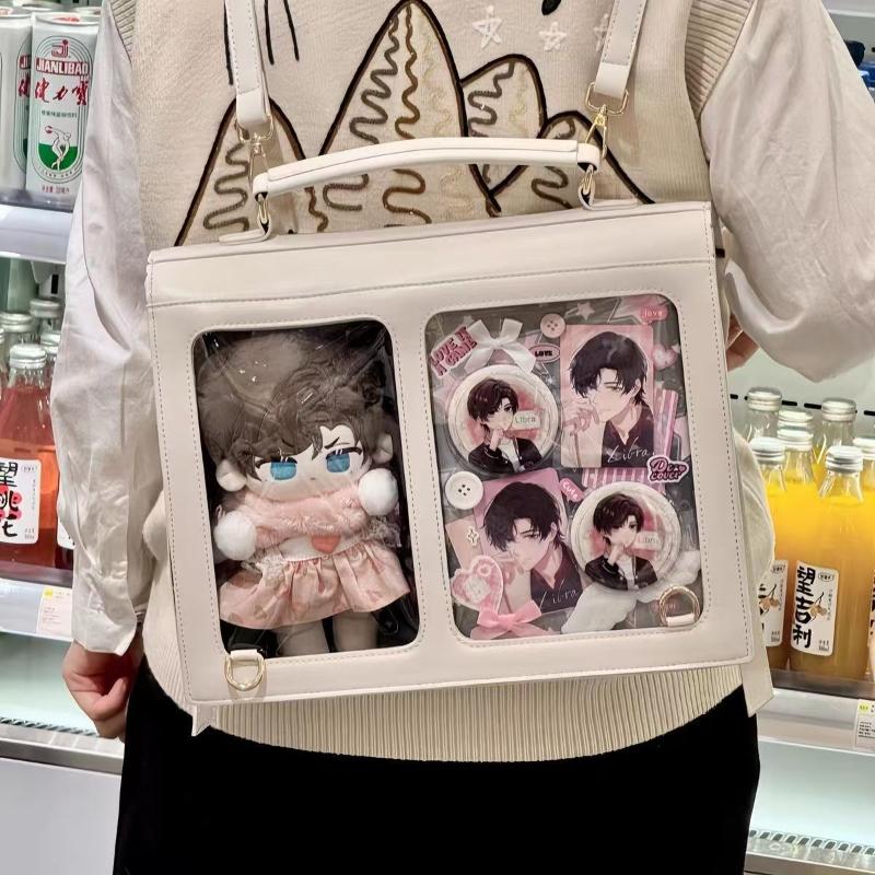Uniform Academy Style Transparent Ita Bag Anime Fans Large Capacity Pvc Display Window Square Handbag & Crossbody Bag & Backpack белый
Uniform Academy Style Transparent Ita Bag Anime Fans Large Capacity Pvc Display Window Square Handbag & Crossbody Bag & Backpack белый