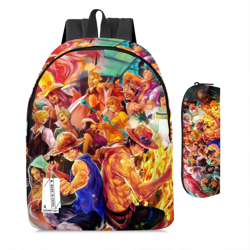 Animation One Piece Luffy one piece schoolbag primary school children backpack pencil case satchel set as the picture
Animation One Piece Luffy one piece schoolbag primary school children backpack pencil case satchel set as the picture