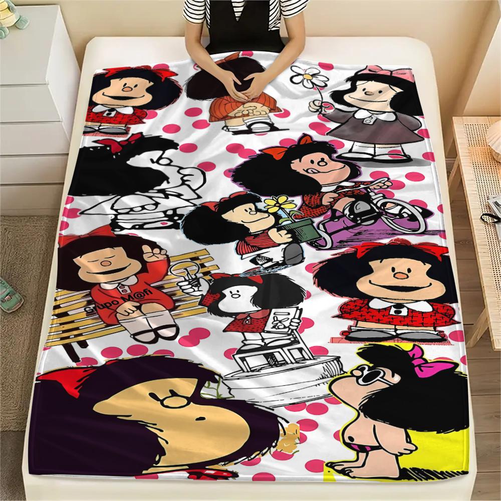 1PC Mafalda Print Flannel Blanket, High quality All Seasons, Home Decor, Warmth and Comfort, Perfect for Christmas Gifts 80cm x 120cm
1PC Mafalda Print Flannel Blanket, High quality All Seasons, Home Decor, Warmth and Comfort, Perfect for Christmas Gifts 80cm x 120cm