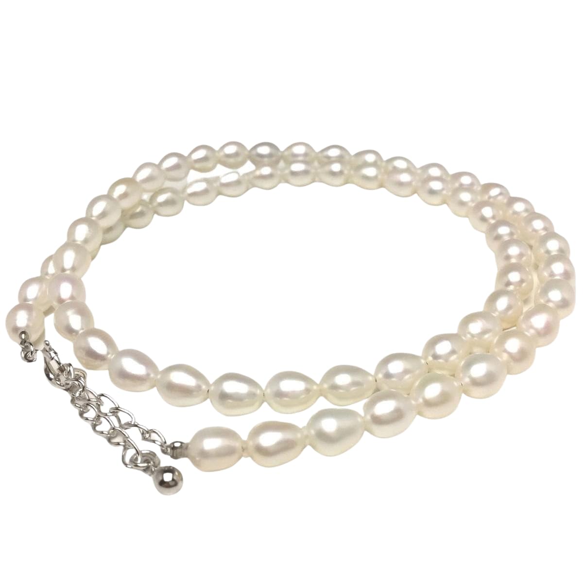 Isowa Pearl (Ise-Shima pearl specialty store) Freshwater pearl necklace 5.0-5.5mm White Silver Adjustable 70075
Isowa Pearl (Ise-Shima pearl specialty store) Freshwater pearl necklace 5.0-5.5mm White Silver Adjustable 70075