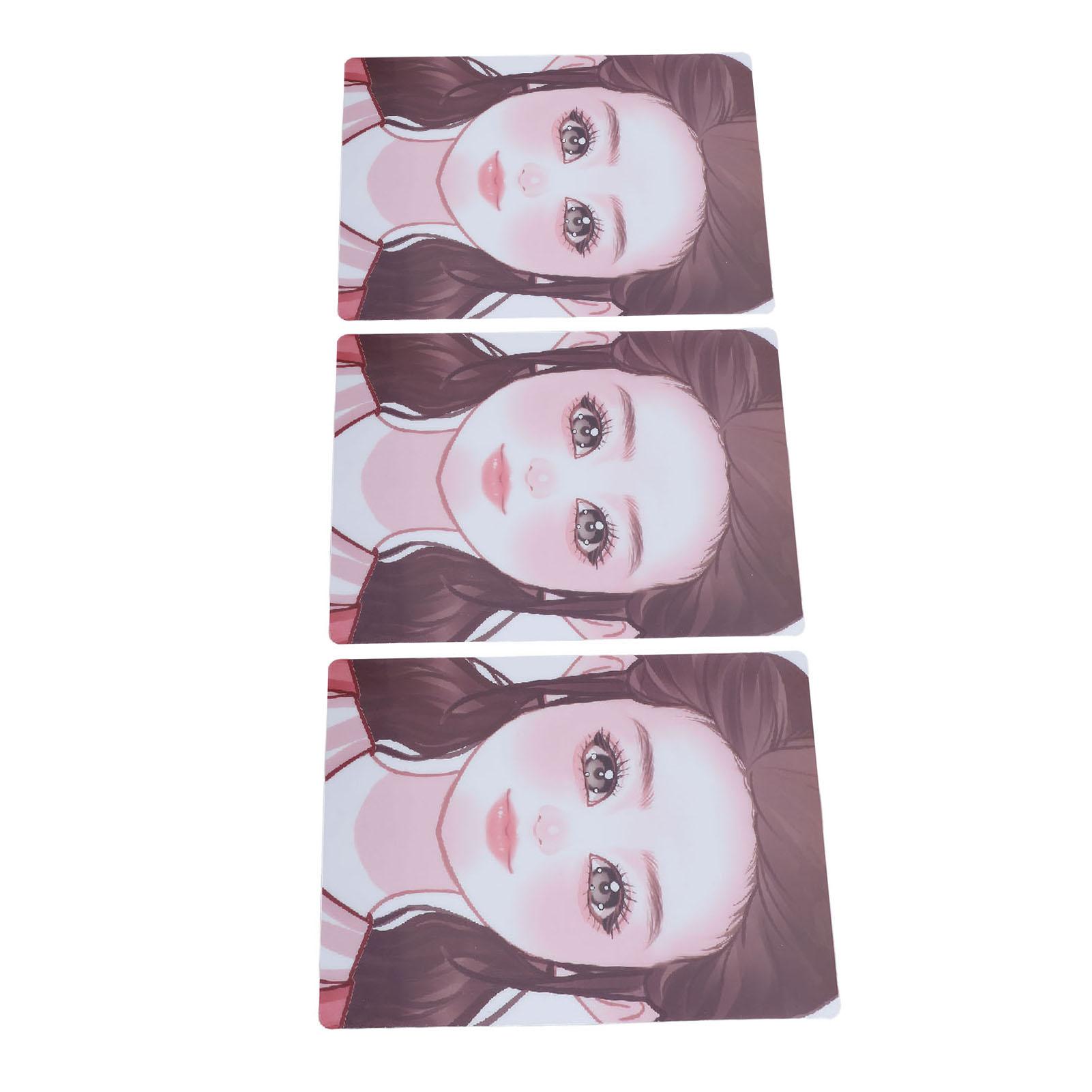 3pcs Makeup Painting Practice Board Reusable Painting Exercise Template Stage Makeup Tool for Home Makeup Painting Red Top Type
3pcs Makeup Painting Practice Board Reusable Painting Exercise Template Stage Makeup Tool for Home Makeup Painting Red Top Type