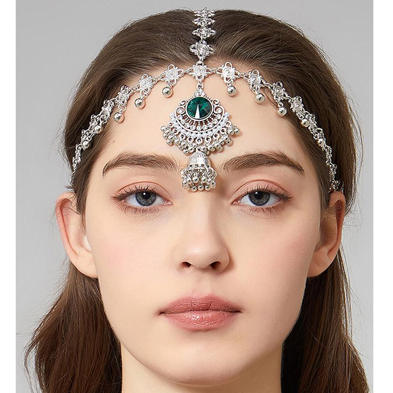 Vintage Ethnic Style Forehead Chain Headpiece with Tassel , Alloy , Exquisite Electroplating , for Women Party зелений
Vintage Ethnic Style Forehead Chain Headpiece with Tassel , Alloy , Exquisite Electroplating , for Women Party зелений