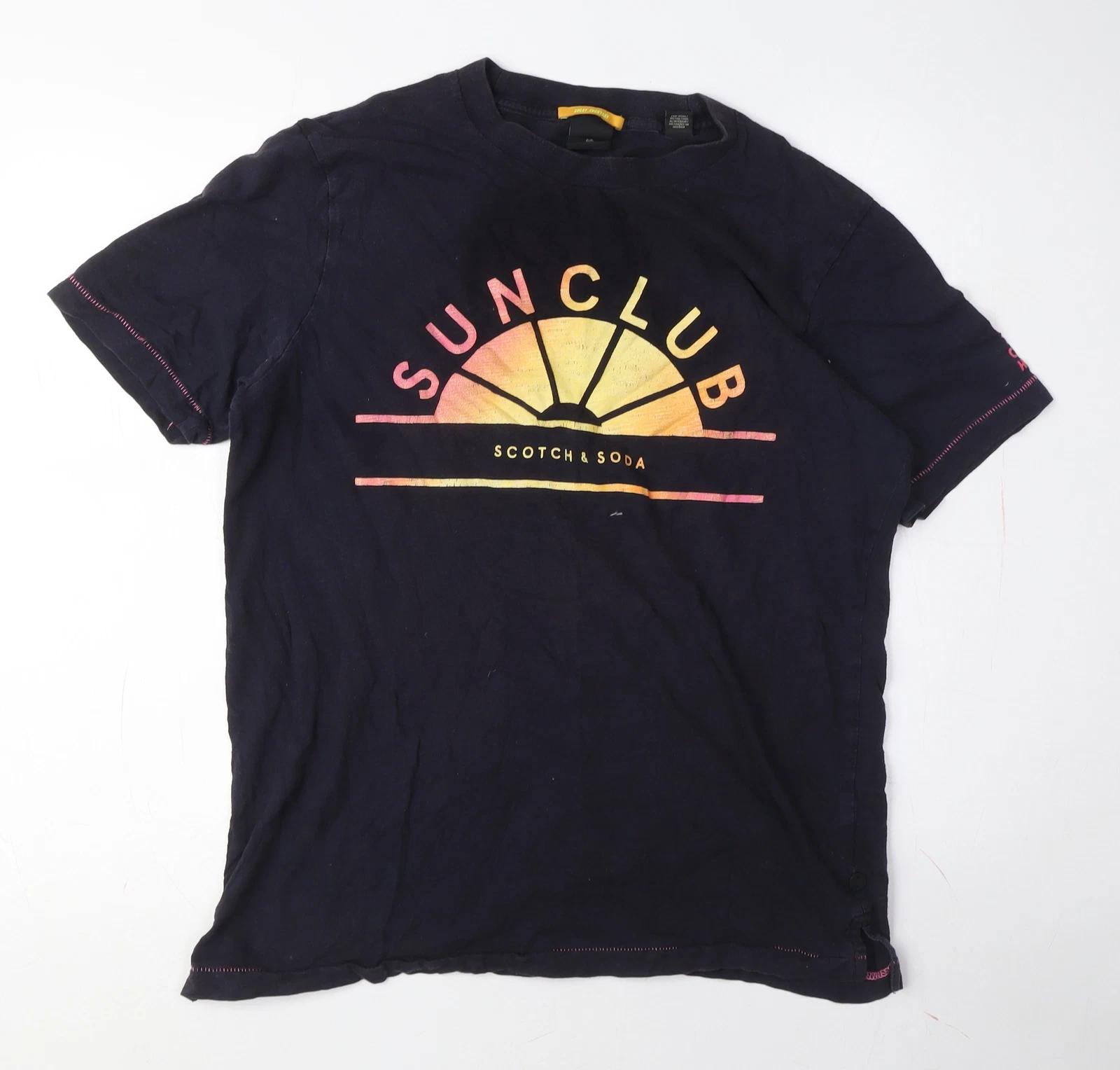 Scotch & Soda Унісекс Чорна Велика Футболка Sunclub Стиль Трикотаж S
Scotch & Soda Унісекс Чорна Велика Футболка Sunclub Стиль Трикотаж S