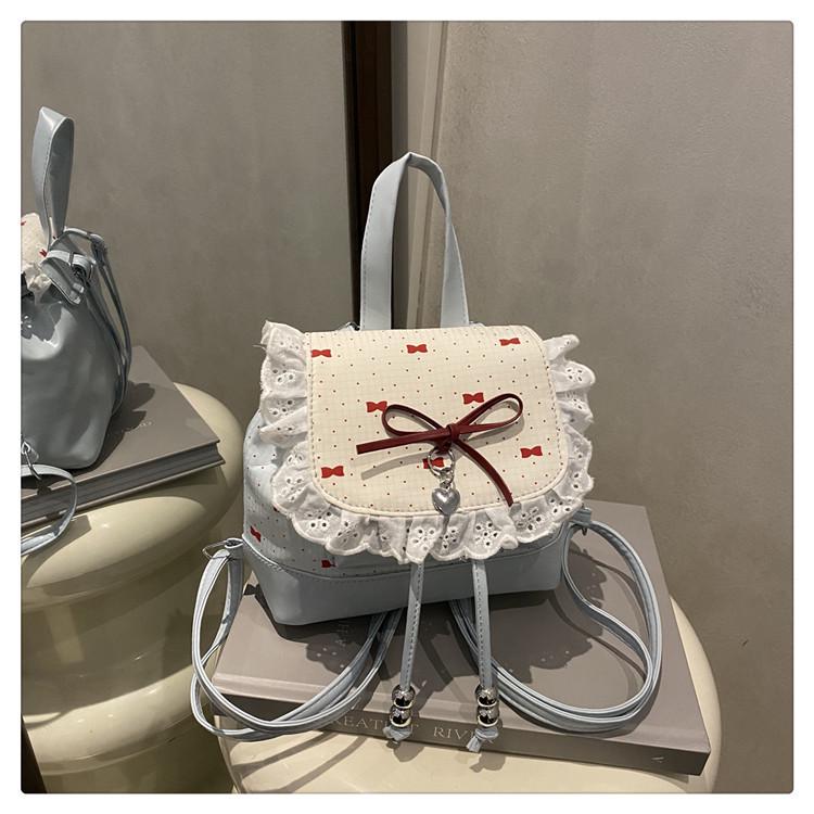 Women s Cute Polka Dot Lace Backpack - 2025 Trendy Bow Knot Bucket Bag, Versatile and Stylish Small Backpack синий
Women s Cute Polka Dot Lace Backpack - 2025 Trendy Bow Knot Bucket Bag, Versatile and Stylish Small Backpack синий