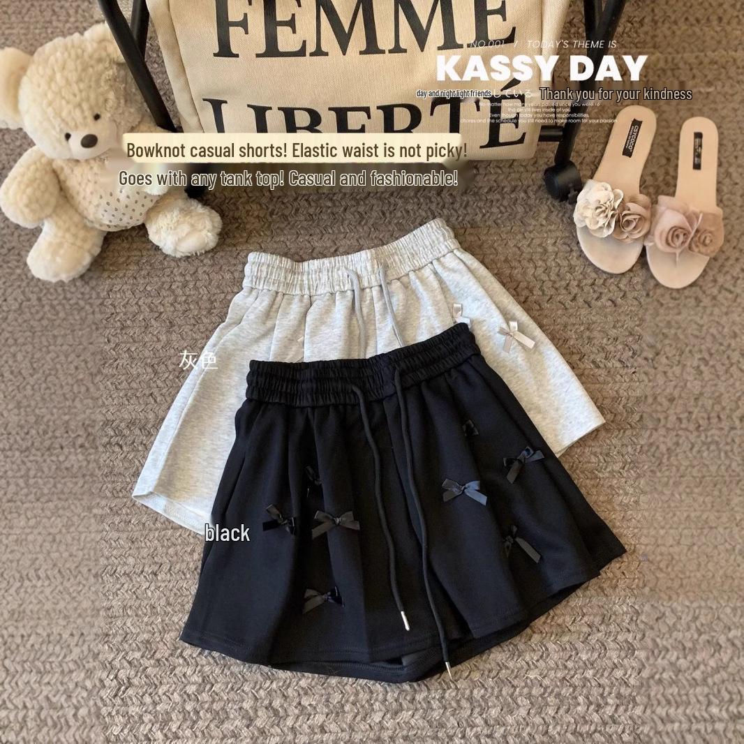 Women s High Waist Gray Drawstring Bow Shorts - Summer 2025 Casual Elastic Sports Pants Medium
Women s High Waist Gray Drawstring Bow Shorts - Summer 2025 Casual Elastic Sports Pants Medium