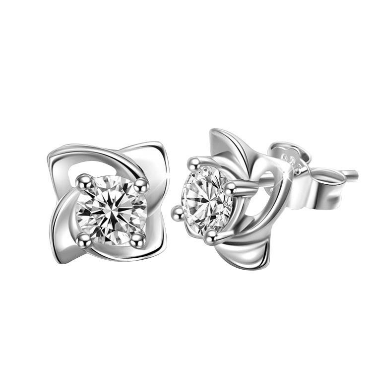 Серебряные Серьги-пусеты из стерлингового серебра с цирконами для женщин, Кристальные зубцы, Клевер, Изысканная работа
Серебряные Серьги-пусеты из стерлингового серебра с цирконами для женщин, Кристальные зубцы, Клевер, Изысканная работа