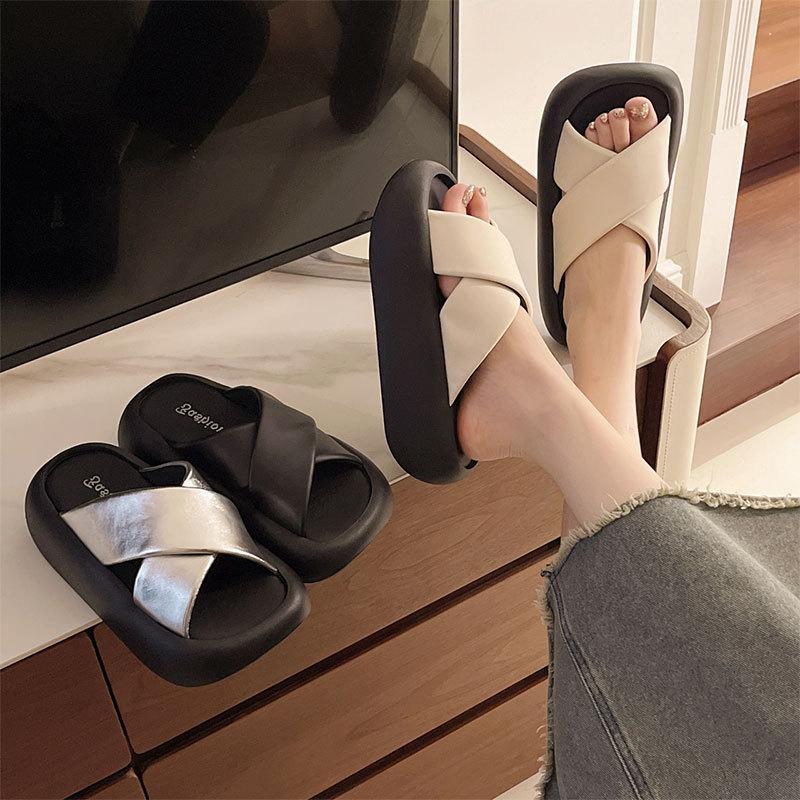 Thick-soled cool slippers women s outer wear 2025 new cross-flip sports muffin beach shoes 35 чёрный
Thick-soled cool slippers women s outer wear 2025 new cross-flip sports muffin beach shoes 35 чёрный
