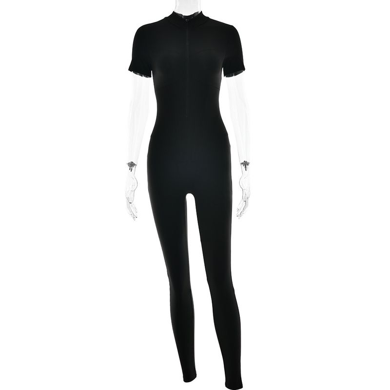Fashion Style Sexy Fashion Short Sleeve Tight Jumpsuit Sexy Tight Short Sleeve Jumpsuit Black S
Fashion Style Sexy Fashion Short Sleeve Tight Jumpsuit Sexy Tight Short Sleeve Jumpsuit Black S