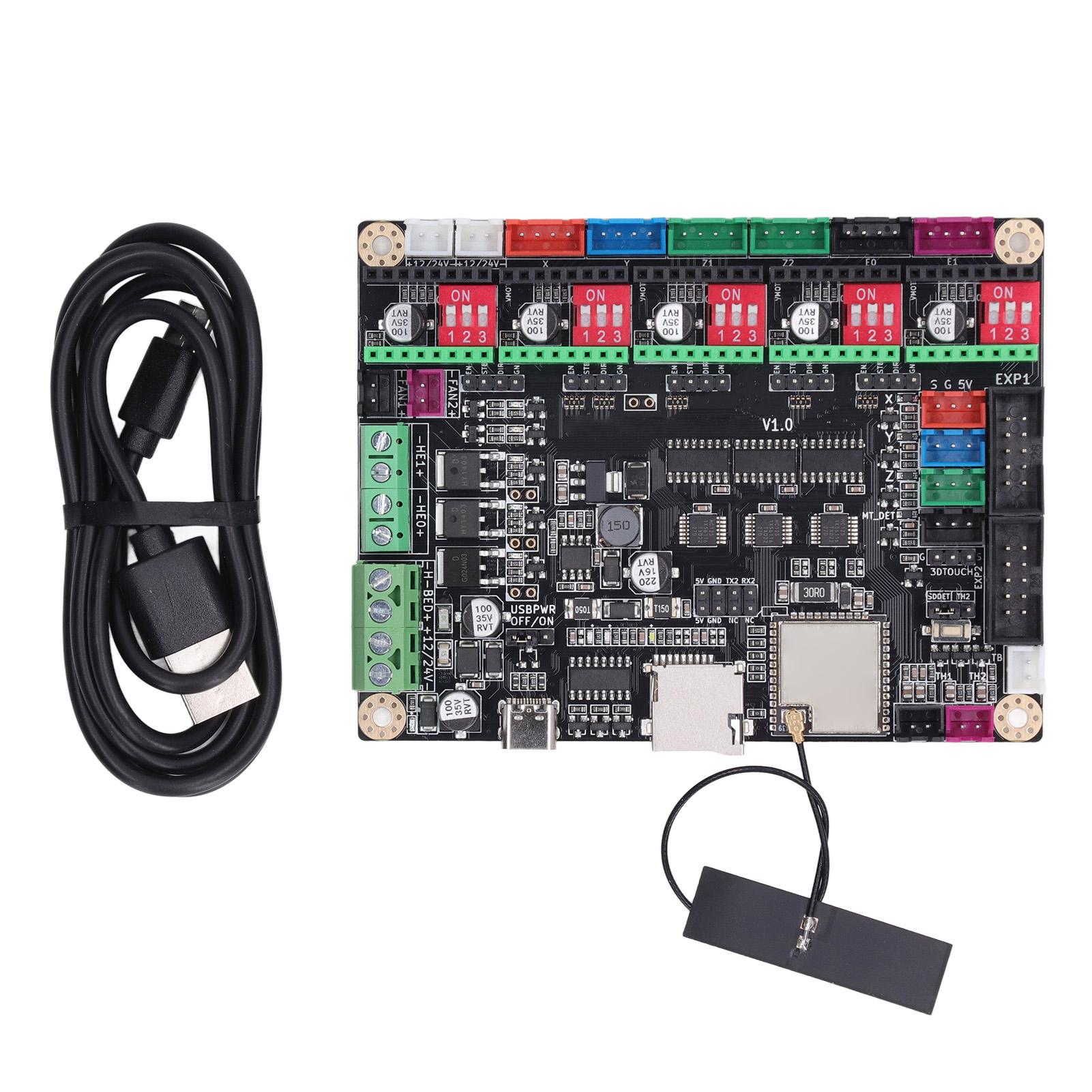 Материнська плата 3D-принтера ESP32 WIFI 240MHz MCU 520Kb RAM Основна плата керування 3D-принтером для MKS
Материнська плата 3D-принтера ESP32 WIFI 240MHz MCU 520Kb RAM Основна плата керування 3D-принтером для MKS