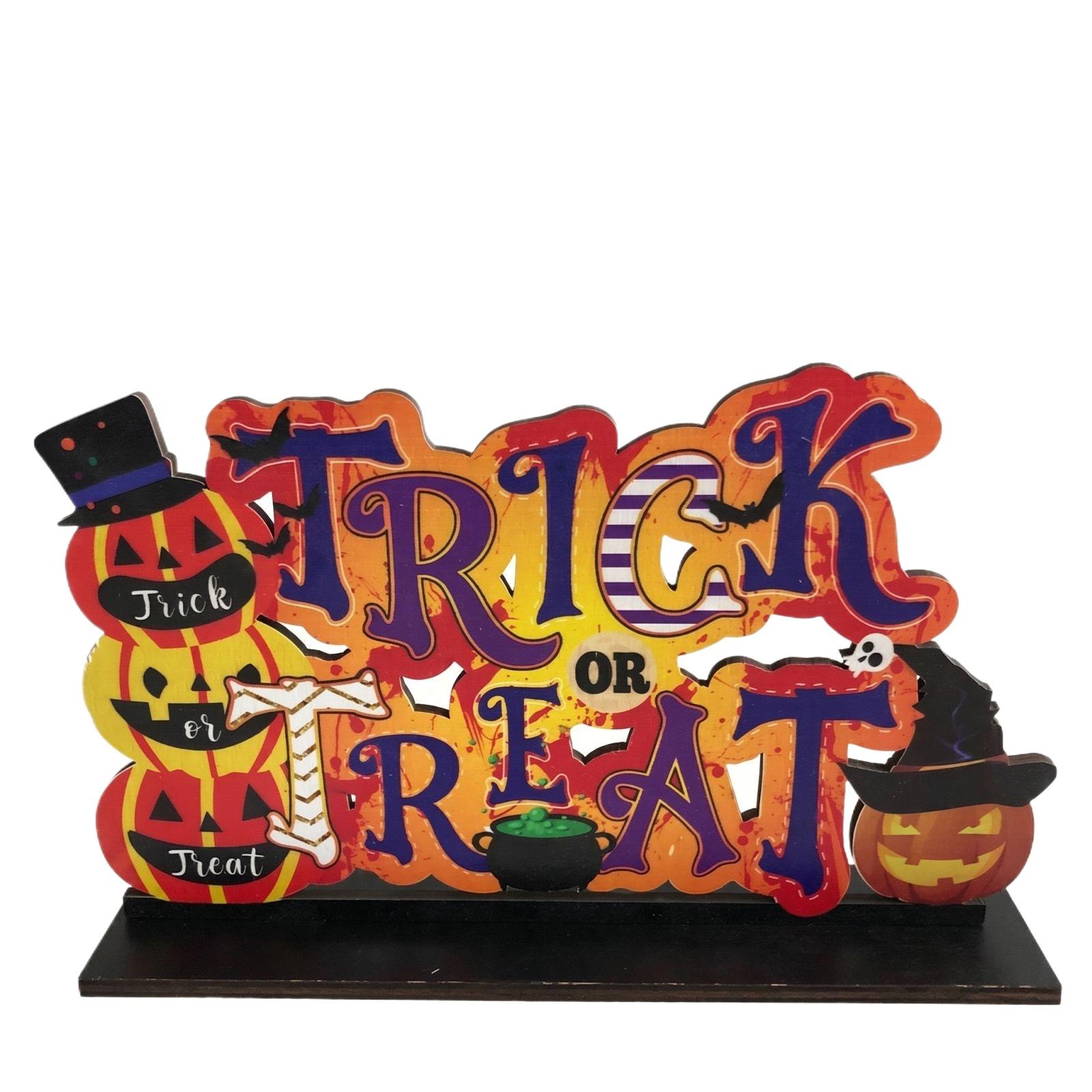 Halloween Pumpkin Witch Hat Desktop Ornament Wooden Decoration Wooden Tabletop Craft Ornament One Size
Halloween Pumpkin Witch Hat Desktop Ornament Wooden Decoration Wooden Tabletop Craft Ornament One Size