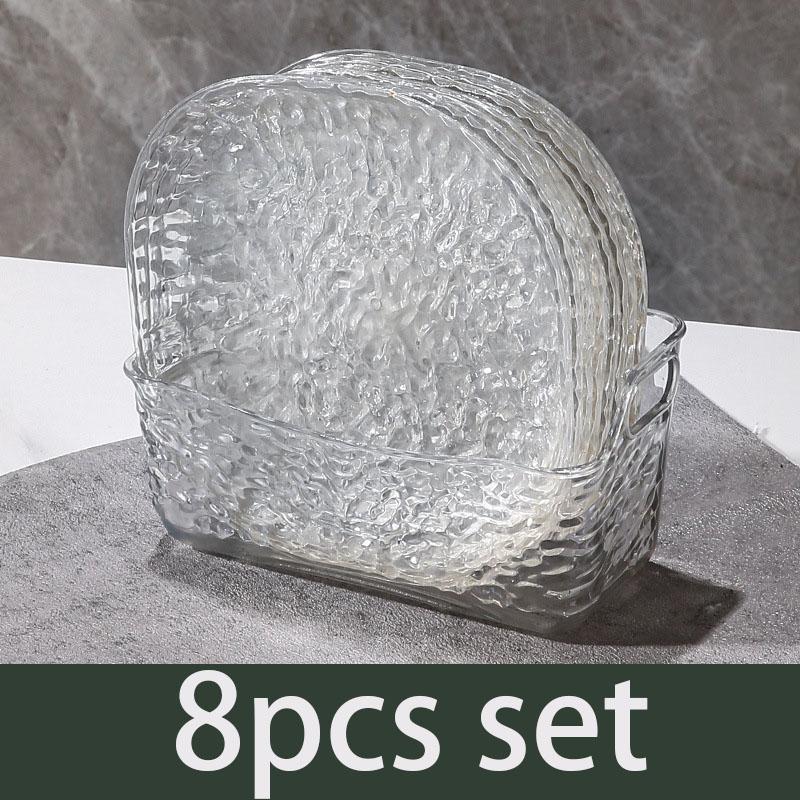 8Pc Luxurious Creative Iceberg Pattern Fruit Tray Hotel Style Bone Spitting Dish Dining Table Popular Small Transparent Tray Set белый
8Pc Luxurious Creative Iceberg Pattern Fruit Tray Hotel Style Bone Spitting Dish Dining Table Popular Small Transparent Tray Set белый