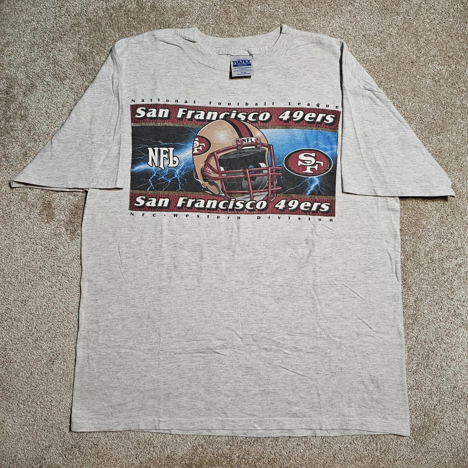 Vintage 90s Y2k San Francisco 49ers Helmet T-shirt Mens L Tultex Grunge Punk Cal 3XL
Vintage 90s Y2k San Francisco 49ers Helmet T-shirt Mens L Tultex Grunge Punk Cal 3XL