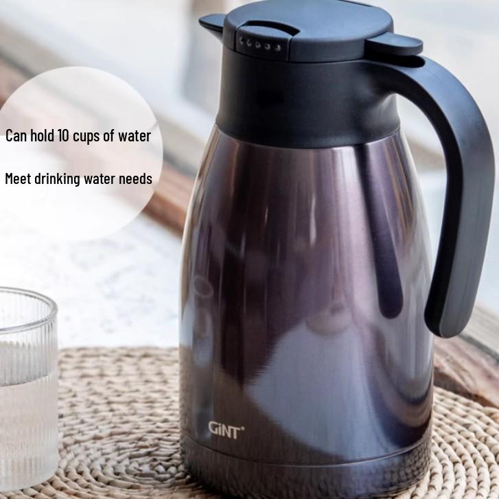 Jiate GT-6851-190 Stainless Steel 1.9L Insulated Thermos Kettle 1.9L
Jiate GT-6851-190 Stainless Steel 1.9L Insulated Thermos Kettle 1.9L