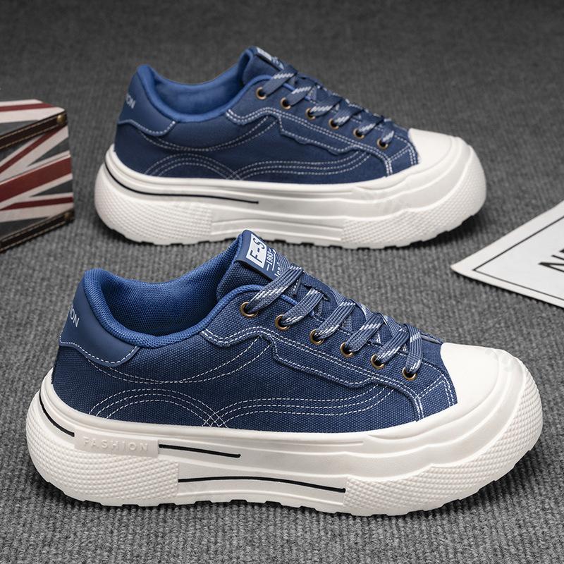 Men s Fashi Trend Low Top Thick Soled Casual Canvas Shoes 2026 Autumn New Niche Design Versatile Comfortable Platform sneakers 39 синий
Men s Fashi Trend Low Top Thick Soled Casual Canvas Shoes 2026 Autumn New Niche Design Versatile Comfortable Platform sneakers 39 синий