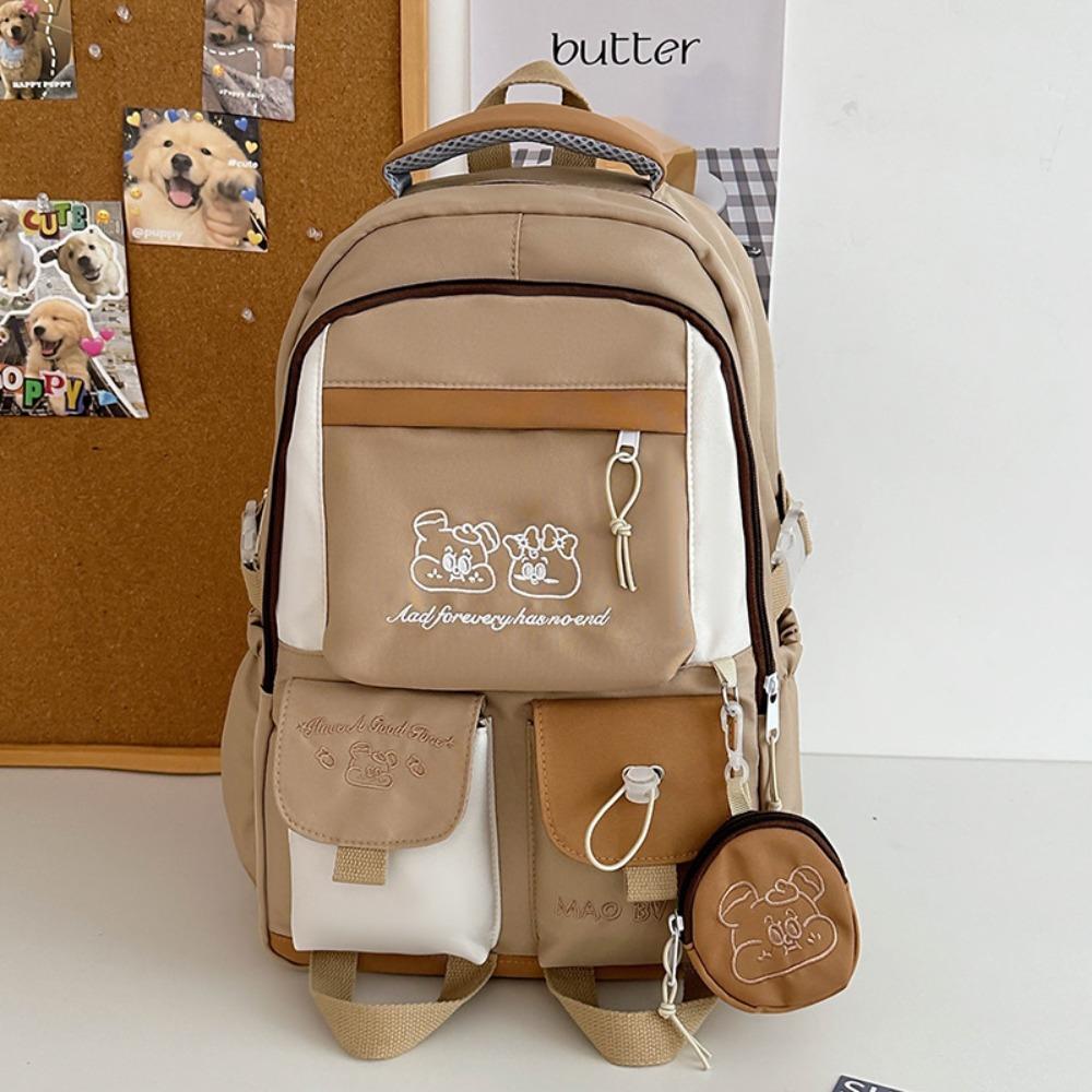 High Quality Large Capacity Backpack Casual Multifunctional School Bag Lightweight Shoulder Bag Women хаки
High Quality Large Capacity Backpack Casual Multifunctional School Bag Lightweight Shoulder Bag Women хаки
